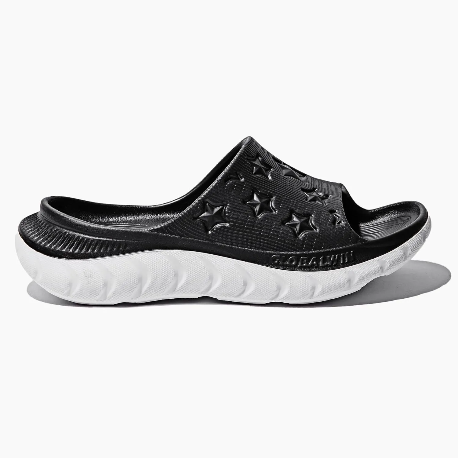 GLOBALWIN Sports Recovery Slides for Women Ava Sports Sandals With Comfortable Arch Support Indoor Outdoor Cloud Slippers Reduce Stress on Feet Lightweight Pillow Slides