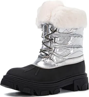 GLOBALWIN Women's Snow Boots Ankle Winter Boots For Women