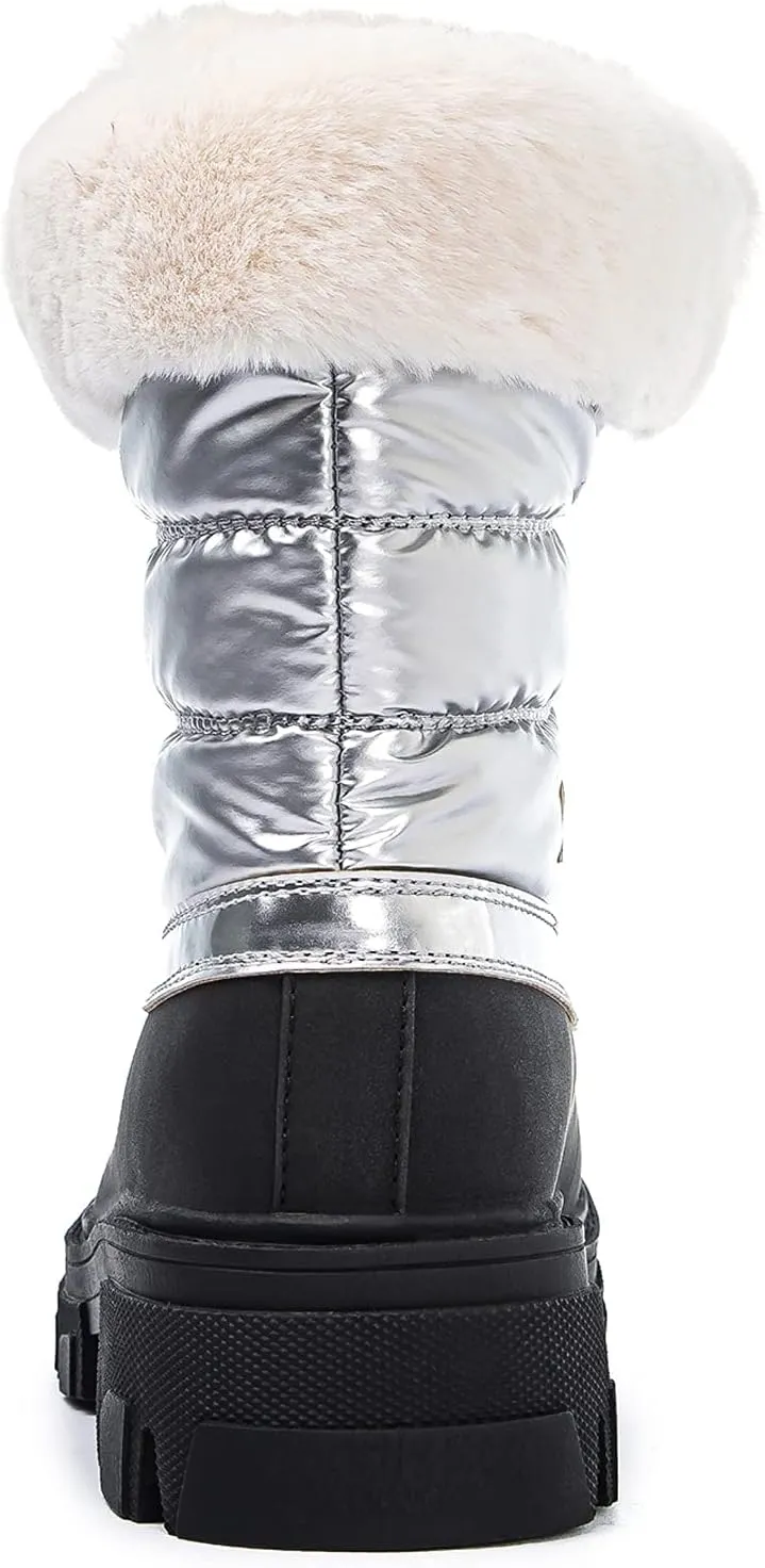 GLOBALWIN Women's Snow Boots Ankle Winter Boots For Women