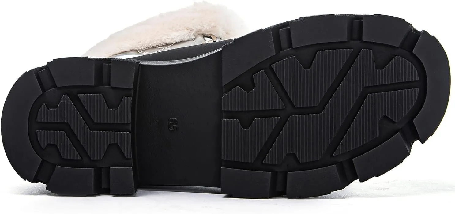 GLOBALWIN Women's Snow Boots Ankle Winter Boots For Women