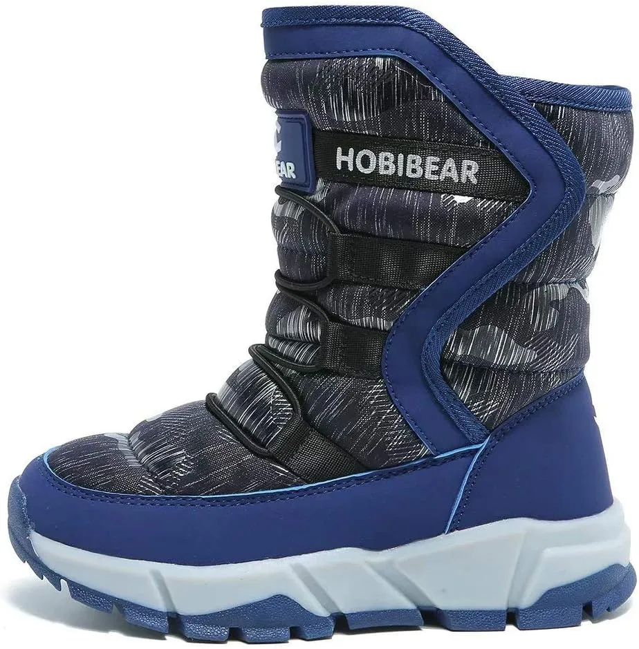 GUBARUN Boys Snow Boots Winter Waterproof Slip Resistant Cold Weather Shoes (Toddler/Little Kid/Big Kid)