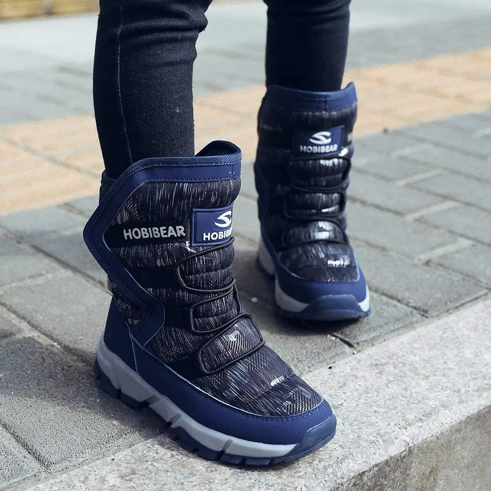 GUBARUN Boys Snow Boots Winter Waterproof Slip Resistant Cold Weather Shoes (Toddler/Little Kid/Big Kid)