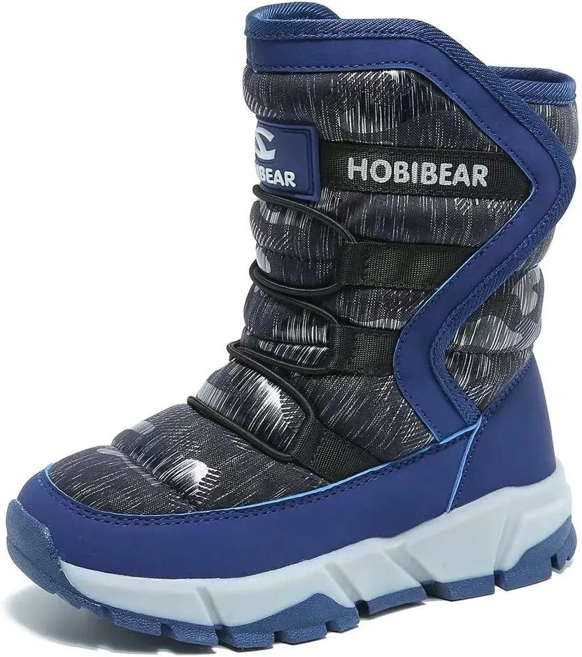 GUBARUN Boys Snow Boots Winter Waterproof Slip Resistant Cold Weather Shoes (Toddler/Little Kid/Big Kid)