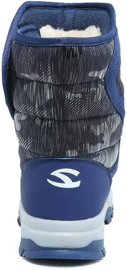 GUBARUN Boys Snow Boots Winter Waterproof Slip Resistant Cold Weather Shoes (Toddler/Little Kid/Big Kid)