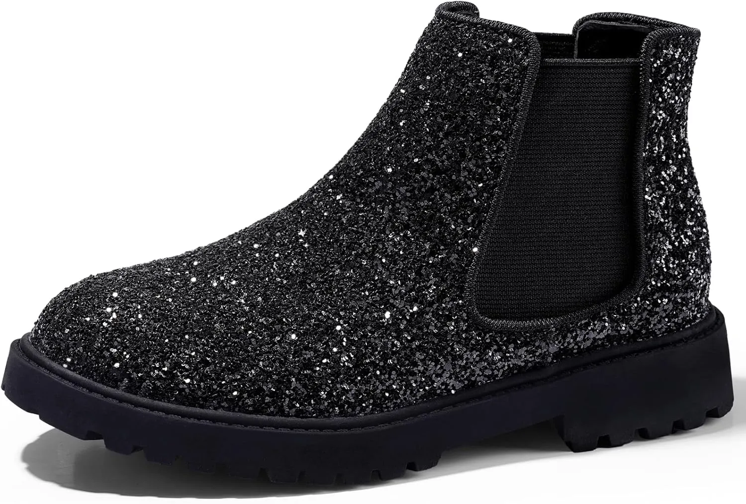Harvest Land Girl Boots Kids Ankle Boots Warm Side Zipper Low Heel Short Booties Winter Anti-Slip Outdoor Shoes for Little Kids/Big Kids