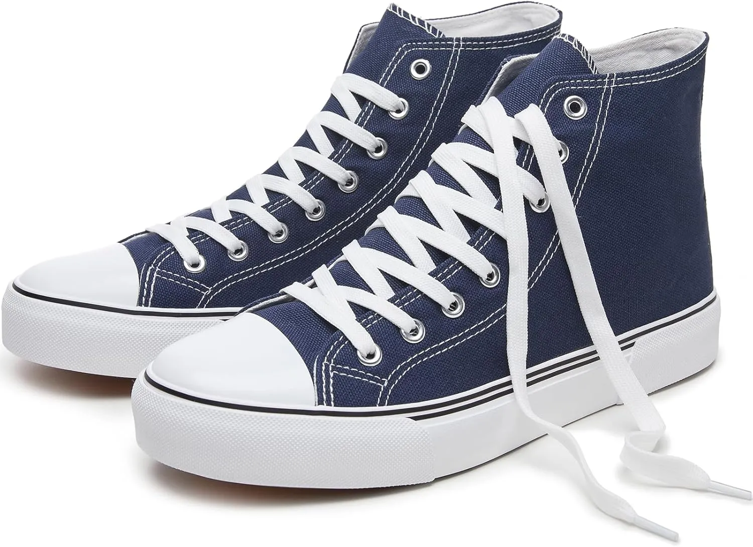 hash bubbie Unisex Fashion High top Sneakers Womens Classic High Tops Canvas Shoes Casual Tennis Shoes for Men