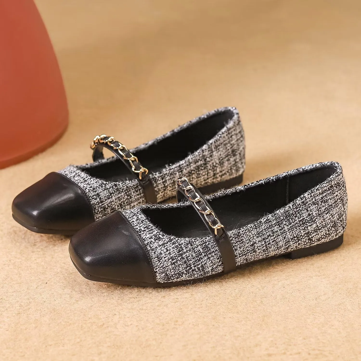 Hee grand Flats for Women, Mary Jane Shoes for Women, Women's Flats, Comfortable Flats Shoes Women, Womens Ballet Flats with Straps, Low Heel Dress Shoes,Womens Flats