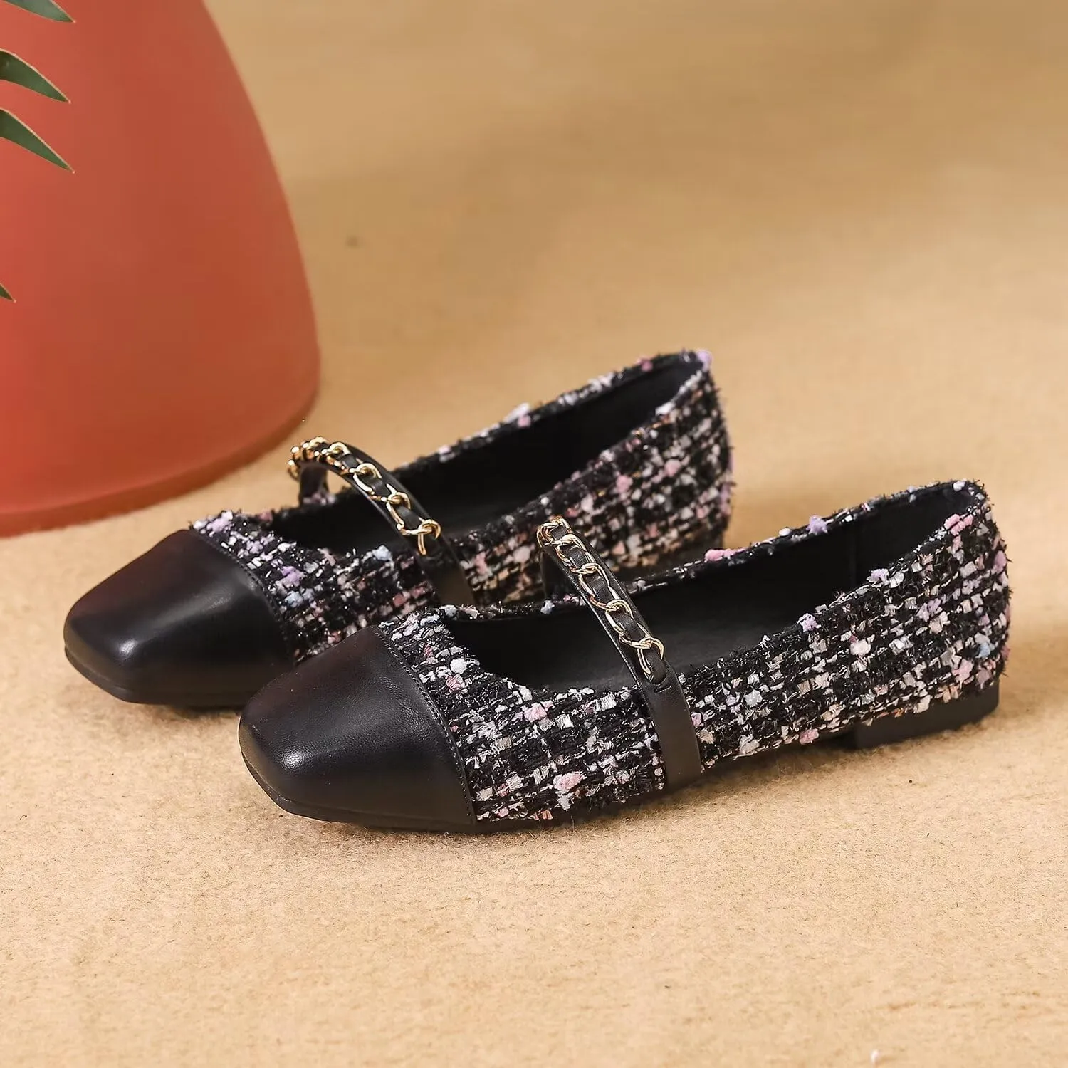 Hee grand Flats for Women, Mary Jane Shoes for Women, Women's Flats, Comfortable Flats Shoes Women, Womens Ballet Flats with Straps, Low Heel Dress Shoes,Womens Flats