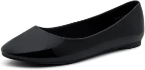 Herstyle Ever Memory Women's Ballet Flats Dressy Flat Shoes Almond Toe Ballerina Comfortable Slip-On Casual Flats for Daily Wear Work Office and Party