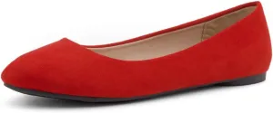 Herstyle Ever Memory Women's Ballet Flats Dressy Flat Shoes Almond Toe Ballerina Comfortable Slip-On Casual Flats for Daily Wear Work Office and Party