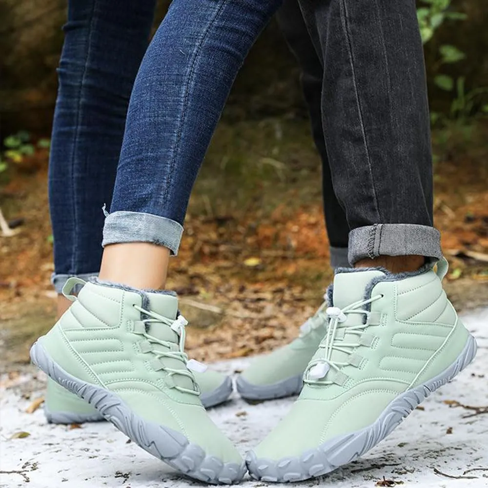 Hike Winter Footwear Barefoot Womens, Walking Hiking Winter Barefoot Shoes Women, Barefoot Shoes Men Women Waterproof Wide Toe Box Boots