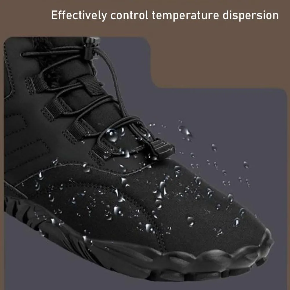 Hike Winter Footwear Barefoot Womens, Walking Hiking Winter Barefoot Shoes Women, Barefoot Shoes Men Women Waterproof Wide Toe Box Boots