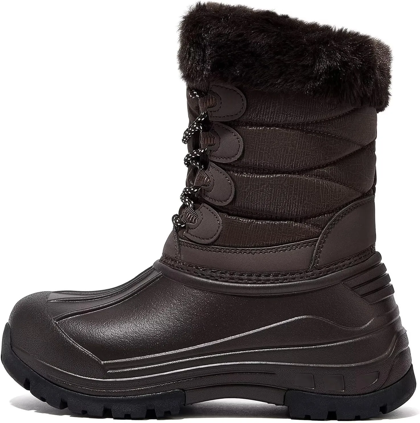 HOBIBEAR Women's Waterproof Winter Snow Boots Lightweight Anti-Slip Warm Outdoor Mid-Calf Booties