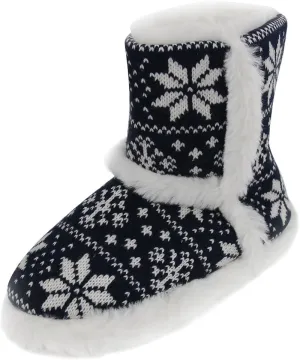 Home Slipper Women's Cute Fun Fuzzy Pom Pom Bedroom Booties Slippers Indoor Boots Slippers