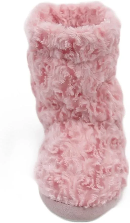 Home Slipper Women's Soft Plush Warm Indoor House Slipper Boots Shoes