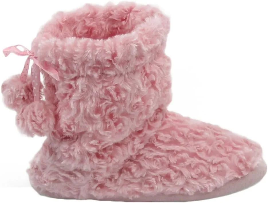 Home Slipper Women's Soft Plush Warm Indoor House Slipper Boots Shoes