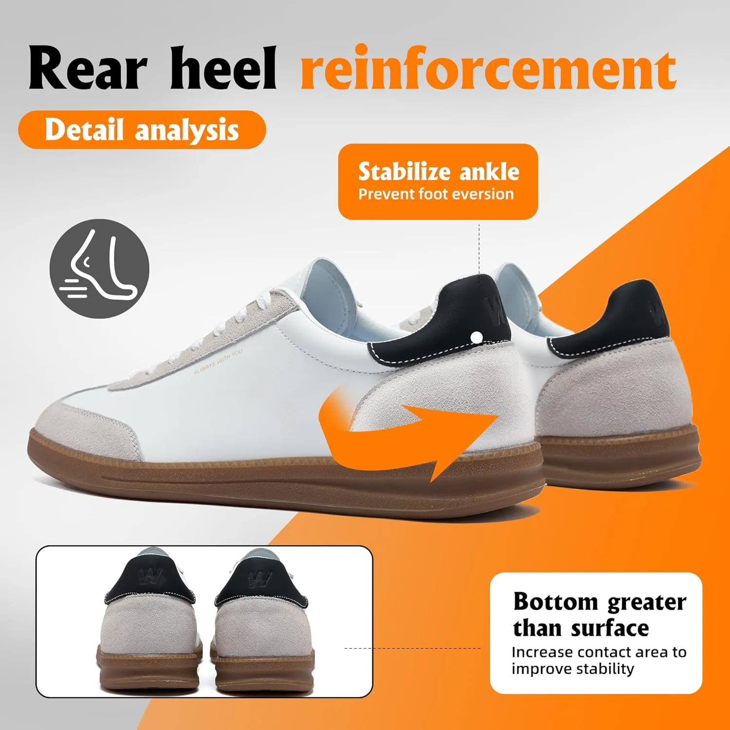 Hopelong Tennis Shoes Retro Leather Trainers Skateboarding Sneakers Shoes Casual Fashion Sneaker Lightweight for Women Men