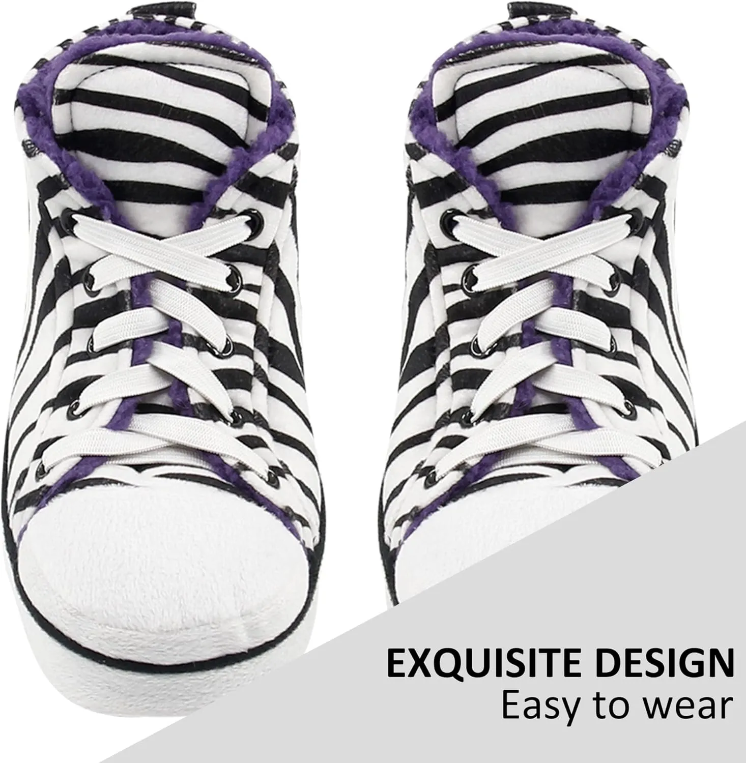 House Sneaker Slippers for Men Warm Winter Funny Cozy Indoor Sneakers Slipper Shoes Boys