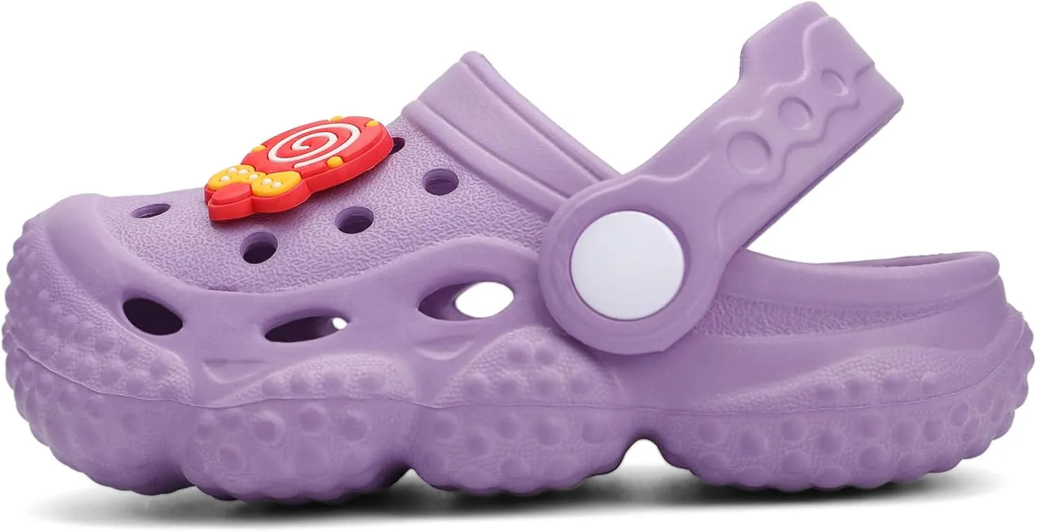 INMINPIN Baby Clogs Garden Shoes Newborn Infant Lightweight Breathable Beach Pool Sandals Non-Slip Baby Boys Girls Water Shower Summer Shoes Splay Naturally