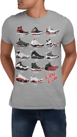 Jordan Retro Sneakers Matching T-Shirt, Tee for Jordan 1-6, 11-13, Gift