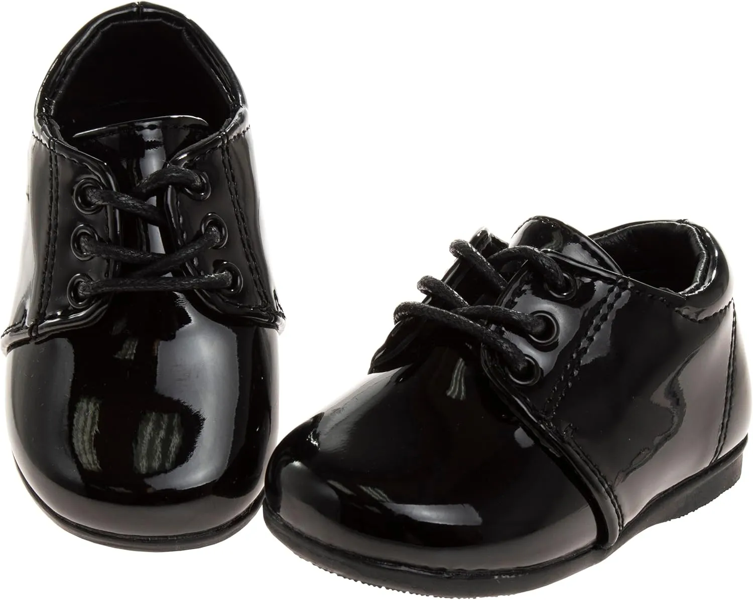 Josmo Baby Boy Girl First Walking Shoes Classic Boots Soft Leather Formal Crib Shoes Size Infant - Toddler