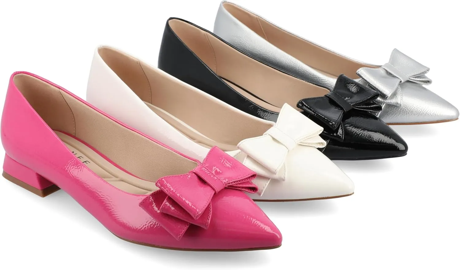 Journee Collection Womens Ophelia Bow Flat Shoes