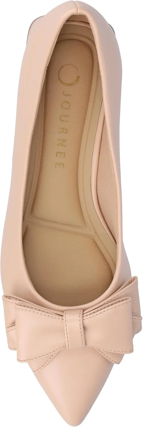 Journee Collection Womens Ophelia Bow Flat Shoes