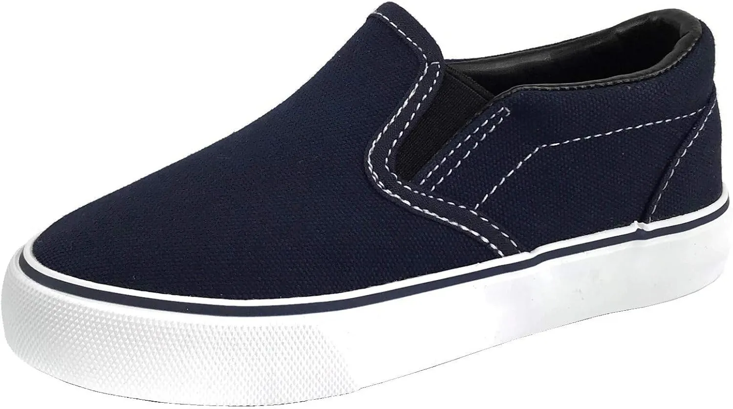 Kid's Classic Slip On Canvas Sneaker Skater Shoes