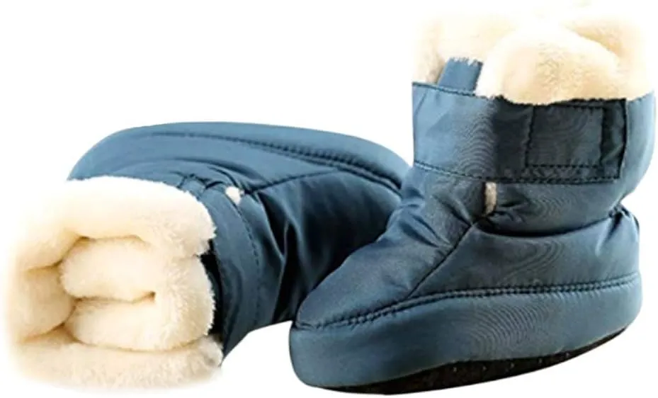 Kuner Newborn Baby Boys and Girls Waterproof Winter Warm Snow Boots Crib Shoes 6 12 Months