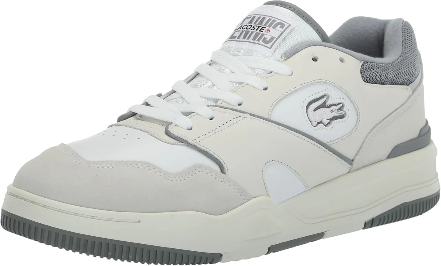 Lacoste Men's Lineshot Leather Logo Sneaker