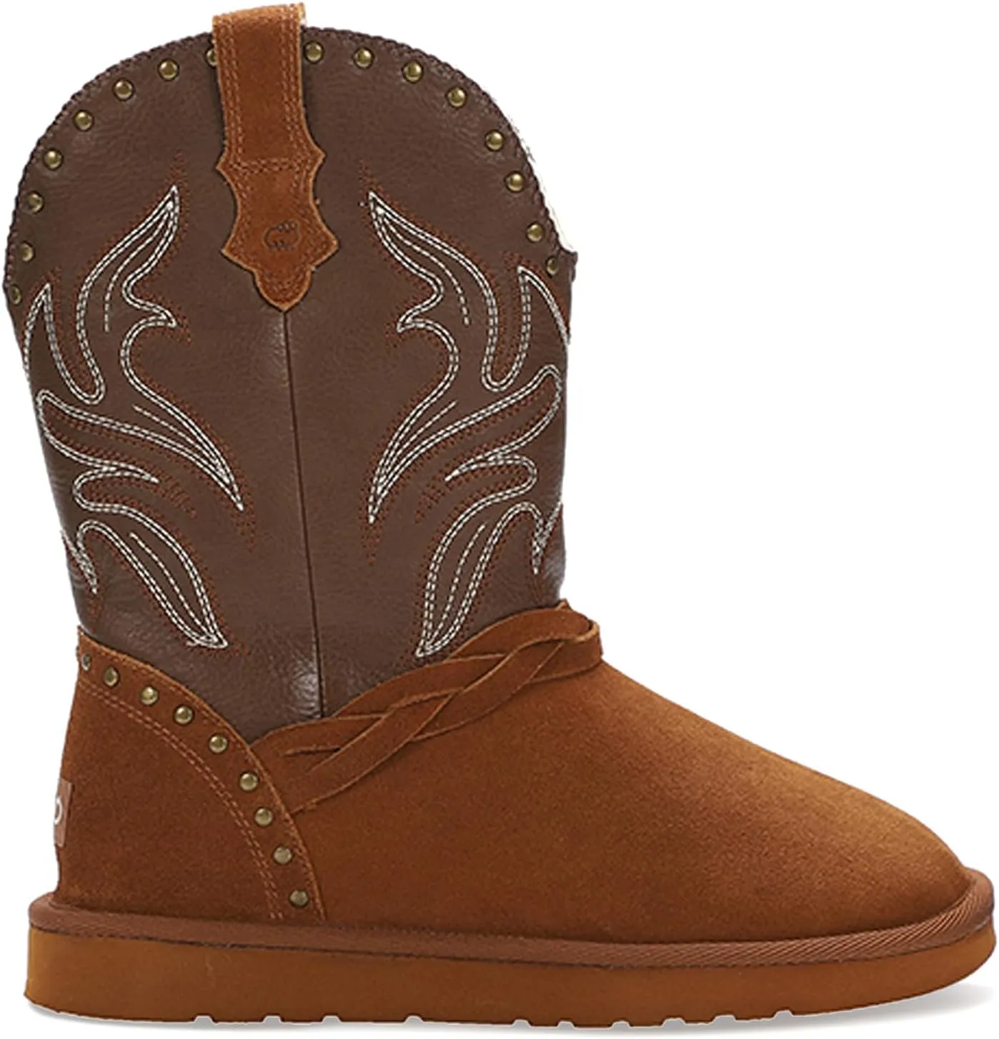 Lamo Women's Wrangler Boots for Women - NeverWet® water and Stain resistant technology - Cirrus footbed System™ - Cozy Faux fur lining 10.5" Women's Western Style boots