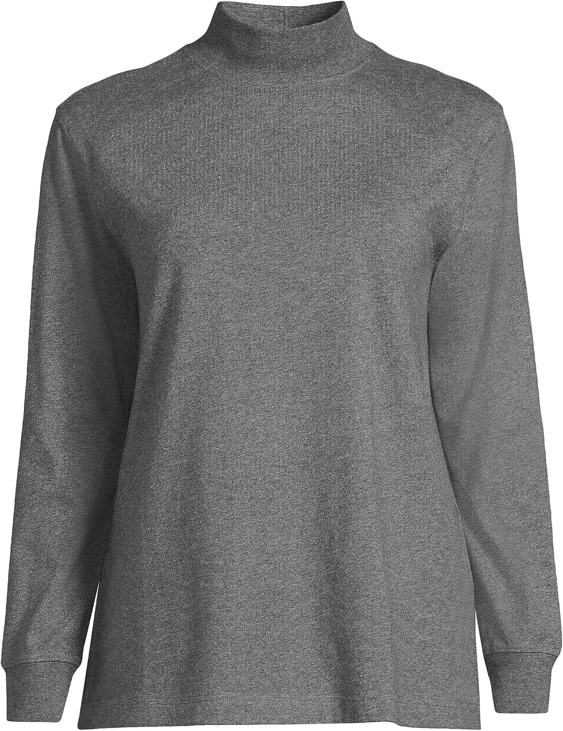 Lands' End Women's Plus Size Long Sleeve Super T Mock