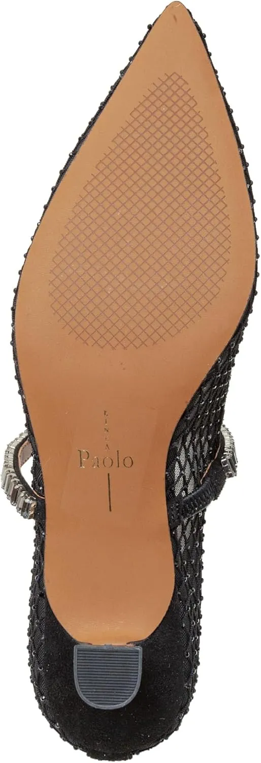Linea Paolo - Carmine - Womens Crystal Mesh Mary Jane Pumps