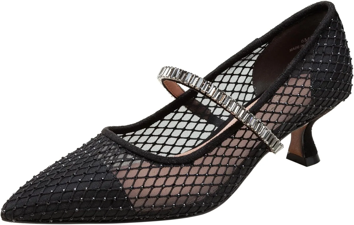Linea Paolo - Carmine - Womens Crystal Mesh Mary Jane Pumps