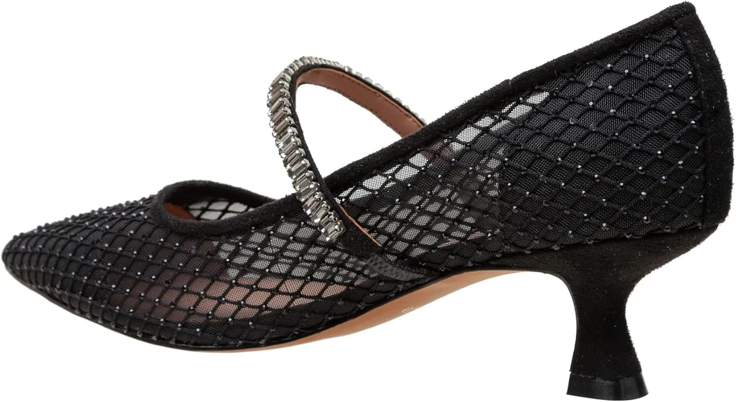 Linea Paolo - Carmine - Womens Crystal Mesh Mary Jane Pumps