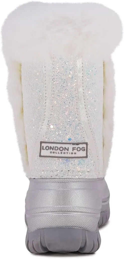 LONDON FOG Girls Youth and Toddler Icelyn Cold Weather Warm Lined Snow Boot girls boot in youth and toddler sizes