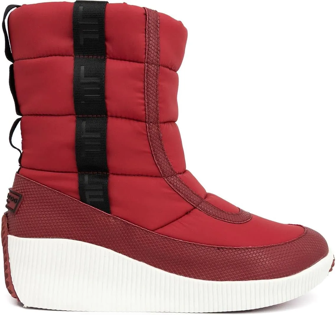 LONDON FOG Womens Chase Nylon Cold Weather Snow Boot Warm Lined Winter Boots