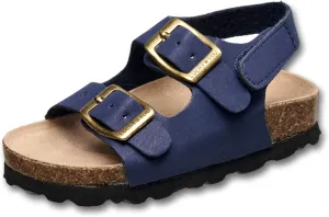 Lucky Brand Toddler Unisex Baby Boy Blanc Double Strap Casual Toddlers Sandals with Hook and Loop Closure (Toddlers)