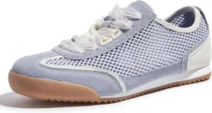 LUCKY STEP Women's Mesh Casual Fashion Sneakers Retro Breathable Walking Shoes Lightweight Classic Tennis Trainers