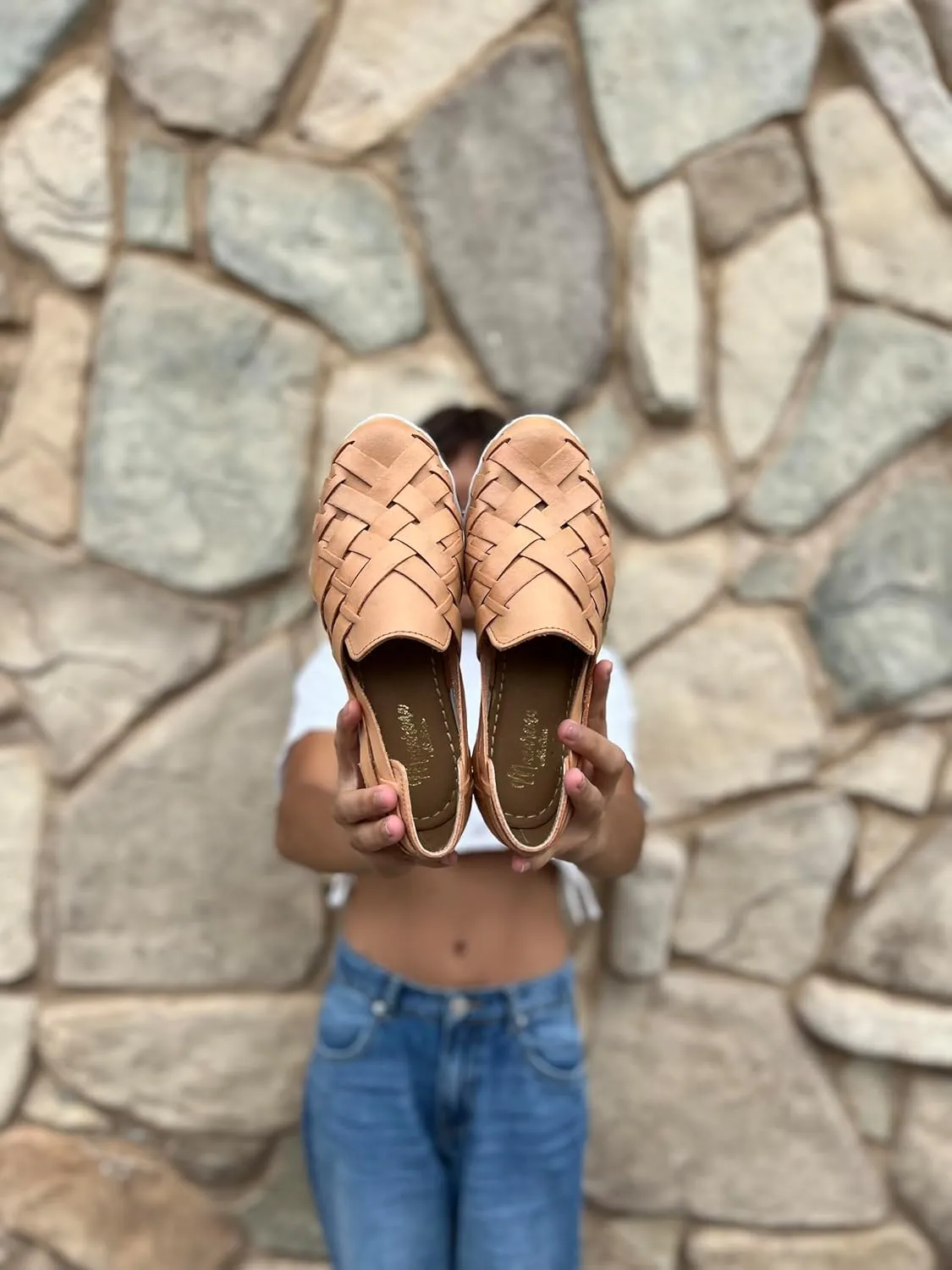 Macarena Collection Sandals women Huarache Sandal Colorful Leather Mexican Style Comfortable skin Model 2215