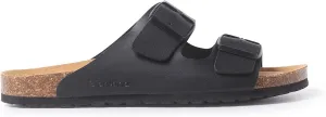 Marbella Two Strap Bio Sandals for Women - Sustainable, Eco Friendly, Vegan Leather Sandals. Recycled Upper, Comfy Insole, Cork Midsole, EVA Sole. Made in Spain
