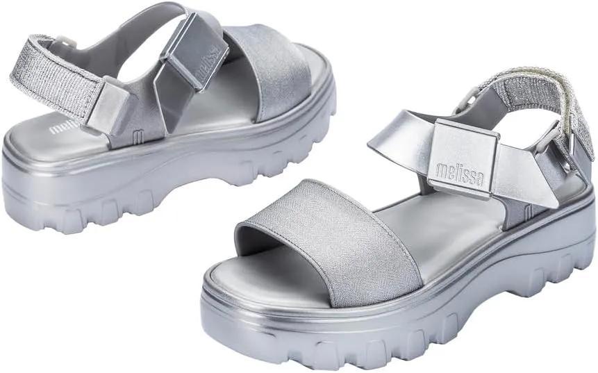 Melissa Kick Off Platform Sandals for Women - Super Soft and Flexible Vegan Chunky Platform Sandal with Adjustable Straps and Open Toe Design