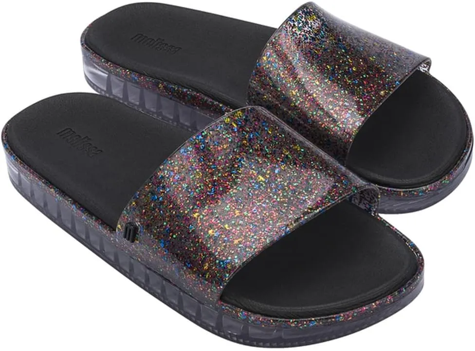 Melissa Next Gen Beach Jelly Slides for Women - Super Soft and Flexible, Stylish Slip-on Vegan Jelly Sandals, Flip Flops with Open Toe Design
