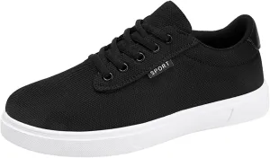 Men's Canvas Fashion Sneaker Low Top Shoes Classic Men's Canvas Sneakers Comfortable Walking Casual Lace up Tennis Shoes