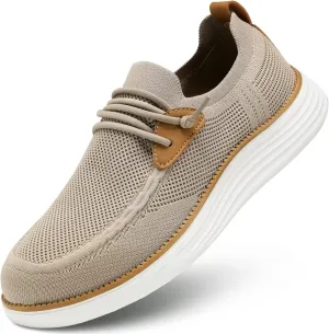 Mens Casual Loafers Shoes Slip On Fashion Walking Dress Sneakers Business Oxfords Work Lightweight Soft Sole