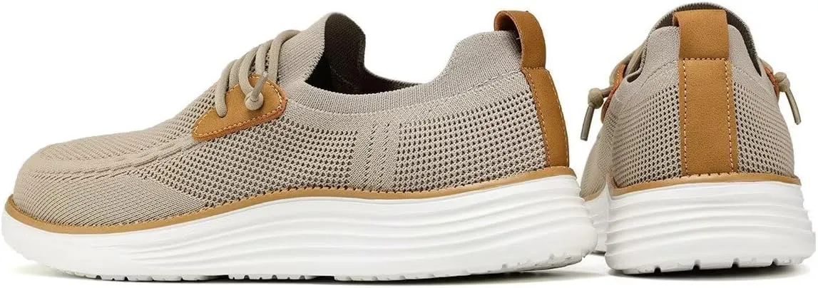 Mens Casual Loafers Shoes Slip On Fashion Walking Dress Sneakers Business Oxfords Work Lightweight Soft Sole