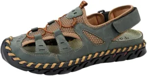 Men’s Closed-Toe Sports Sandals - Quick-Drying Water-Friendly Design, Non-Slip Outsole, Breathable Casual Beach & Walking Shoes