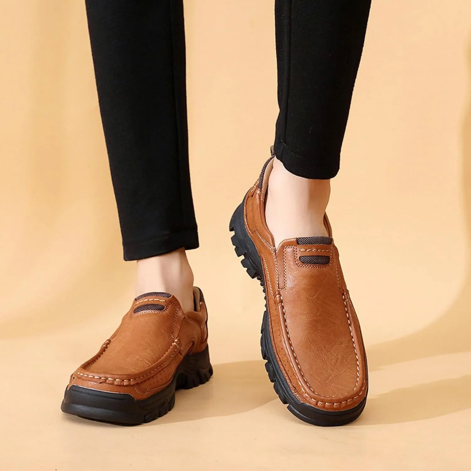 Men's Walking Sneakers, Luxury Leather Shoes, Casual Shoes, Men's Loafers