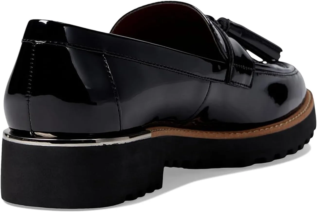 MUCCCUTE Loafers for Women Platform Chunky Loafer Comfortable Slip On Lug Sole Patent Leather Tassel Casual Work Shoes
