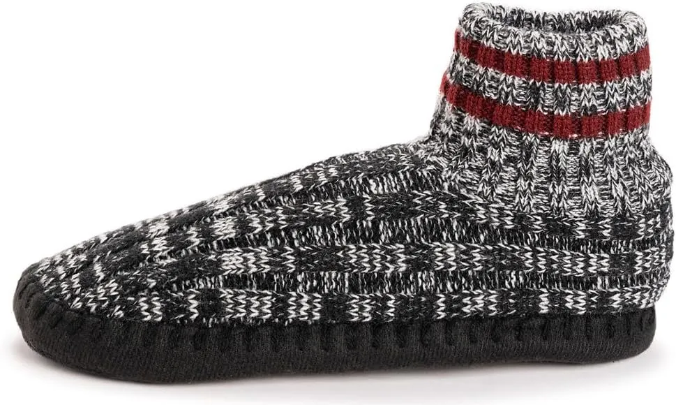 MUK LUKS Men's Cuff Bootie Slipper